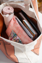Bemoua Ibiza Canvas Shopper - Innenansicht mit Taschen und Fächern